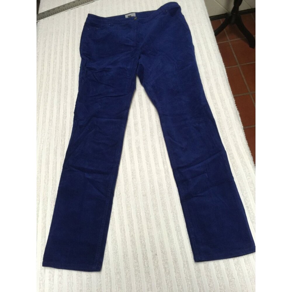 Pure Collection Womens Size 8 Blue Straight Mid-Rise Denim Jeans Stretch